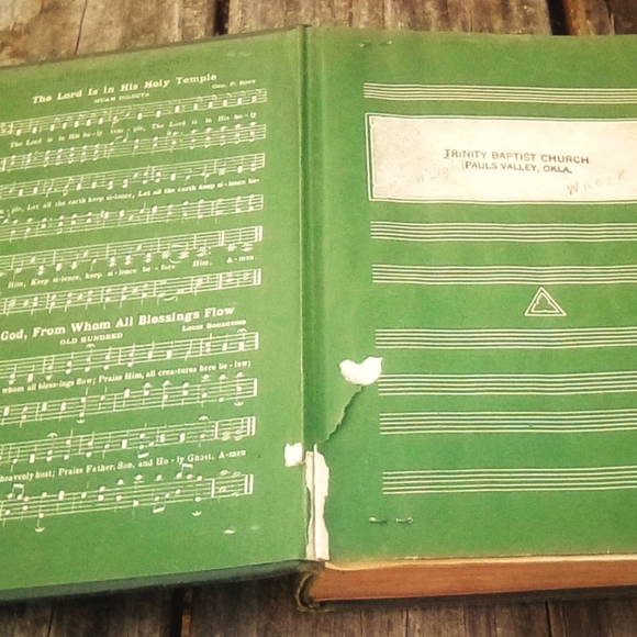 1940 Broadman Hymnal First Edition | Trinity Baptist Church OK - Picture 3 of 12
